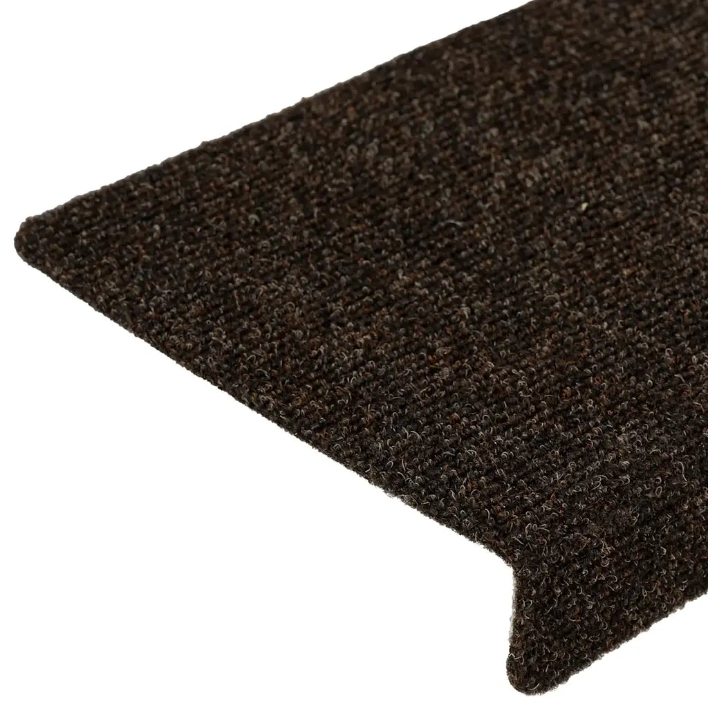 Tappetini per Scale Tessuto Agugliato 15 pz 65x25 cm Marroni cod mxl 65416