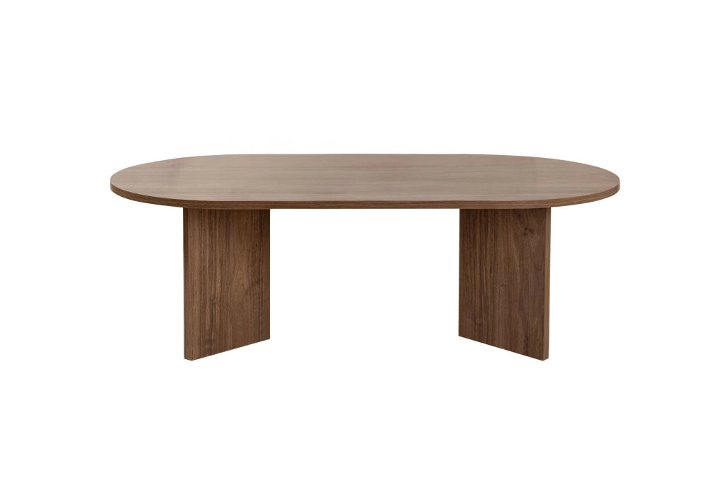 Tavolino da caffè in legno "Sabbia" - 60 x 119 x 40 cm - Noce
