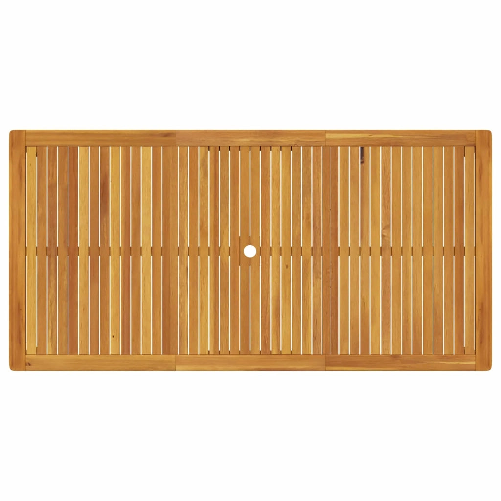 Set da pranzo da giardino 7 pezzi Naturale 3434581