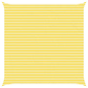 Vela Parasole | Telo Ombra | Vela da ombra solare Giallo e Bianco 7 x 7 m