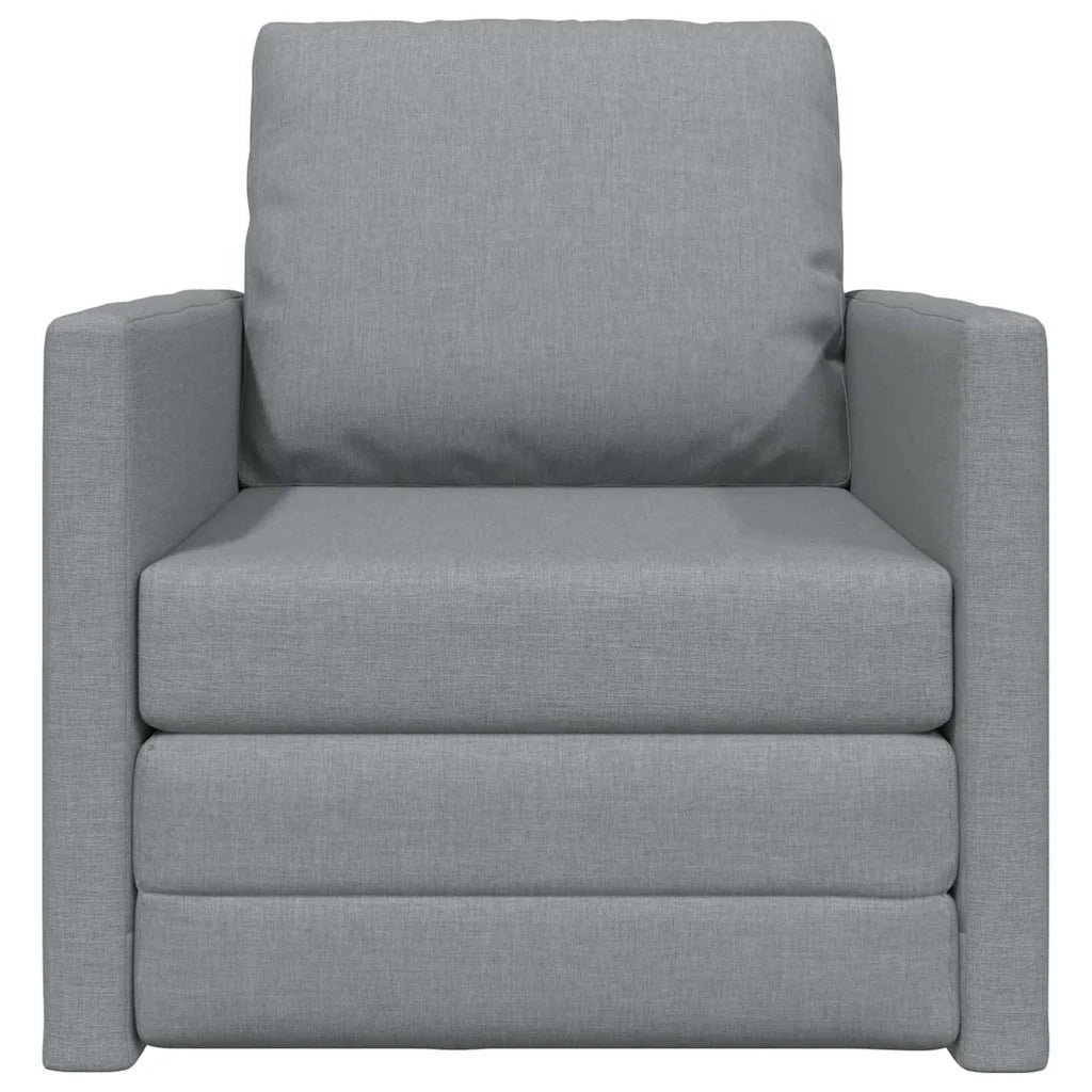Divano letto | Sof¨¤ letto | Letto singolo 60cm Grigio chiaro Tessuto