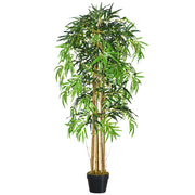 Pianta Artificiale Bamb¨´ con Vaso per Interno ¨C Minimal ¨C ¦µ18x150cm