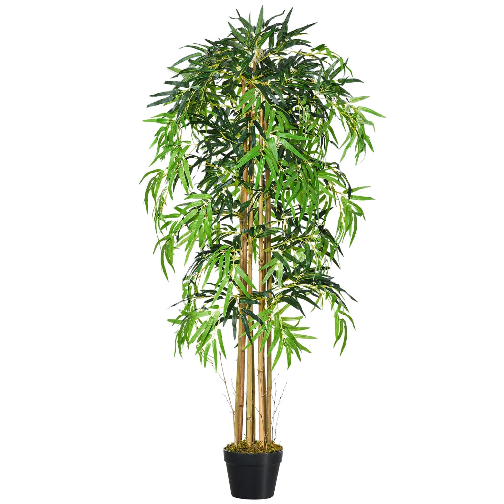 Pianta Artificiale Bamb¨´ con Vaso per Interno ¨C Minimal ¨C ¦µ18x150cm