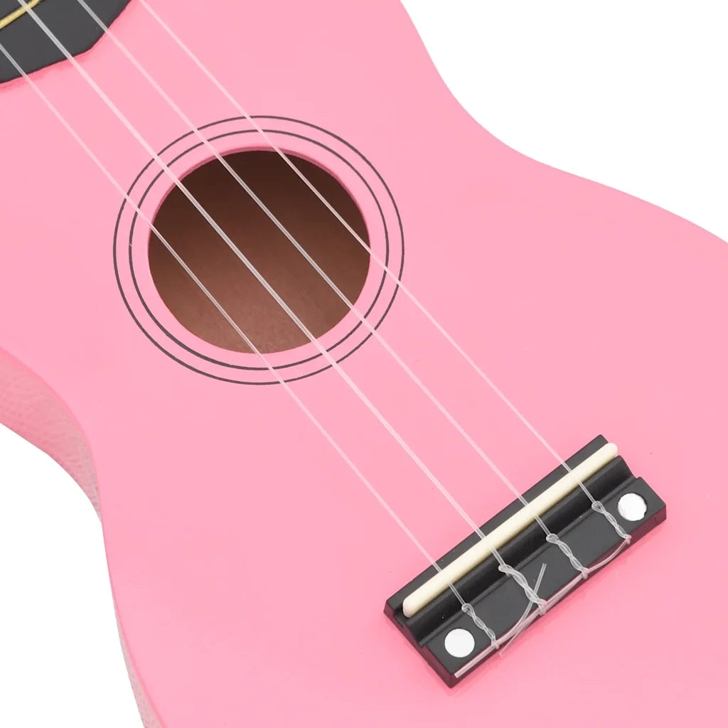 Set Ukulele Soprano con Borsa per Bambini Rosa 23" CFW3442641