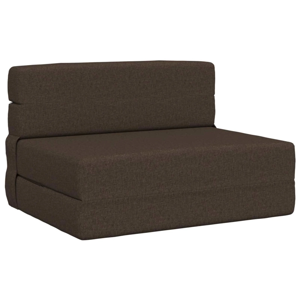 Divano letto | Sof¨¤ letto | Letto singolo Pieghevole Tortora 70 x 80 x 60 cm Tessuto