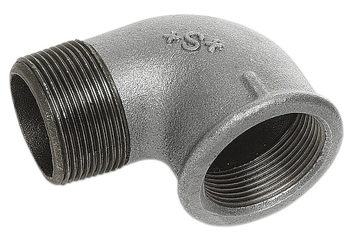 GOMITO 90G M F GHISA ZINCATA D  2         92- AMAFLEX- 1,0 pz
