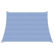 Telo Ombra Blu e Bianco 4 / 5 x 3 m HDPE 42032923