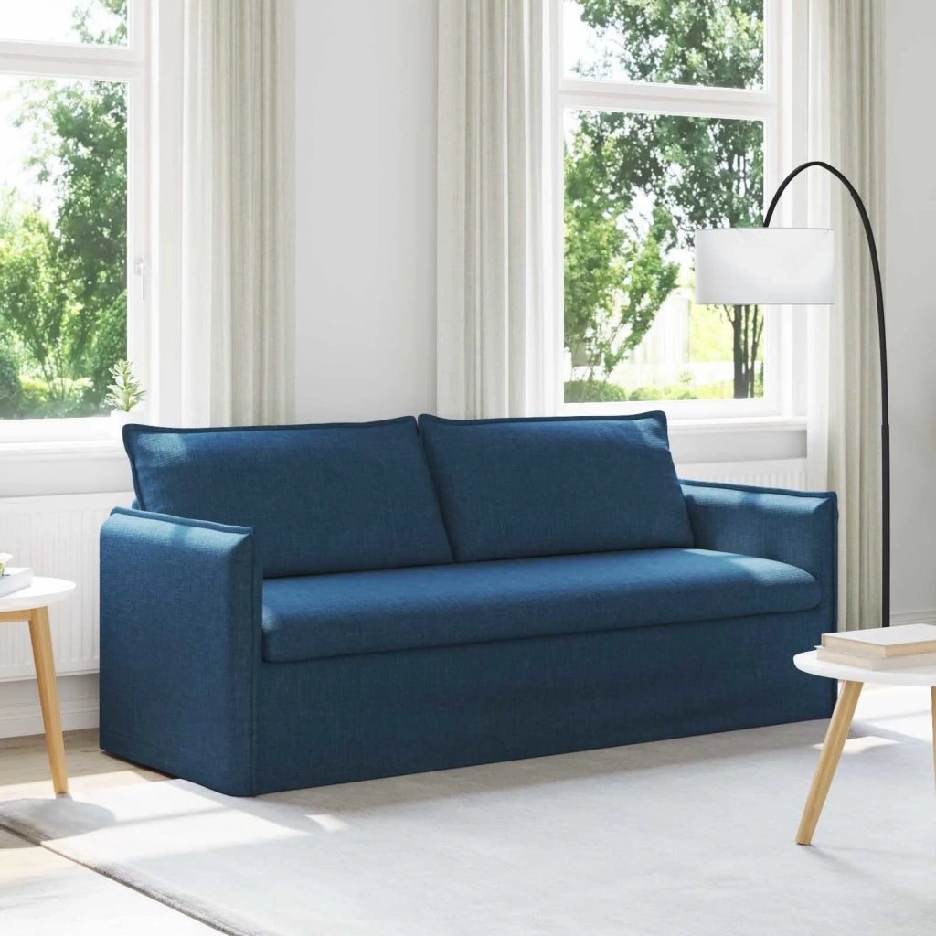Divano Blu 196 x 82 x 85 cm Tessuto 42024531