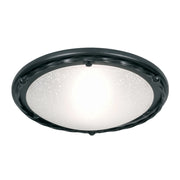 Plafoniera effetto stelle rotonda 30cm E27 nera Pembroke Elstead