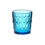 Bicchiere in vetro Vanity Azzurro mare