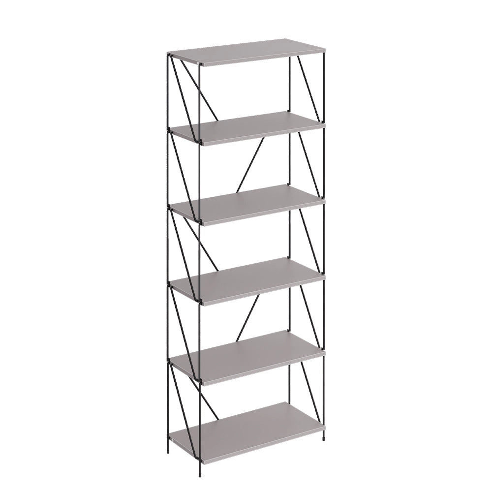 Vicco Scaffale Grigio/nero 60 x 166.5 cm