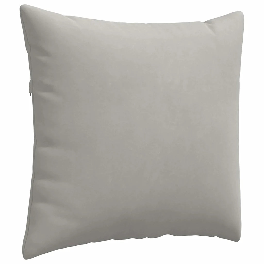 Cuscini da Divano 2 pz-Set di 2 Cuscini per Sofa Grigio chiaro 50 x 50 cm Tessuto 557208