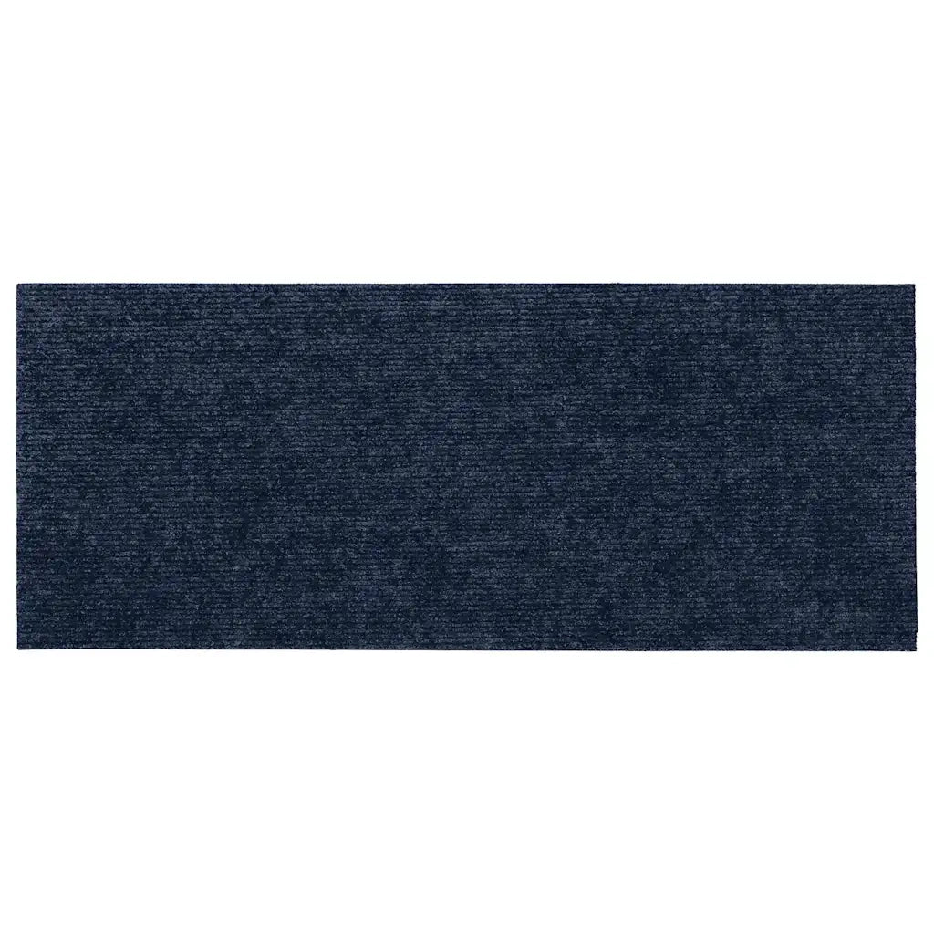 Tappetini per scale autoadesivi 30 pz 60x25 cm blu navy rettangolari 3365713