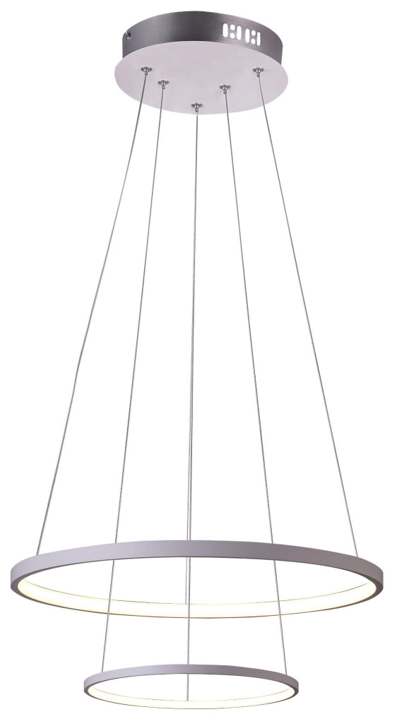 Lampada a sospensione LED Candellux LUNE Ø50 bianca