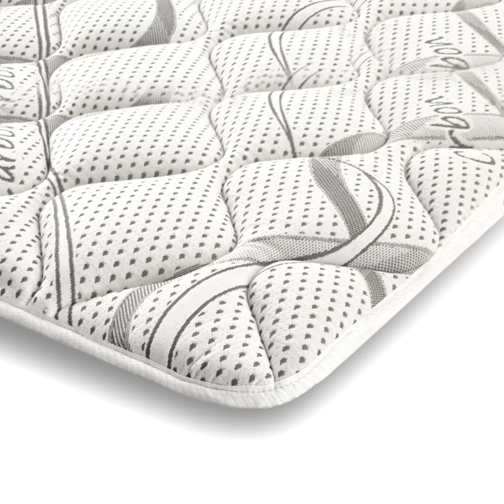 Topper Singolo 100X200 Traspirante Altezza 5 cm | Correttore Materasso con Proprietà Ergonomiche | Imbottitura in Ovatta Soft | Tessuto Anallergico e Antiacaro