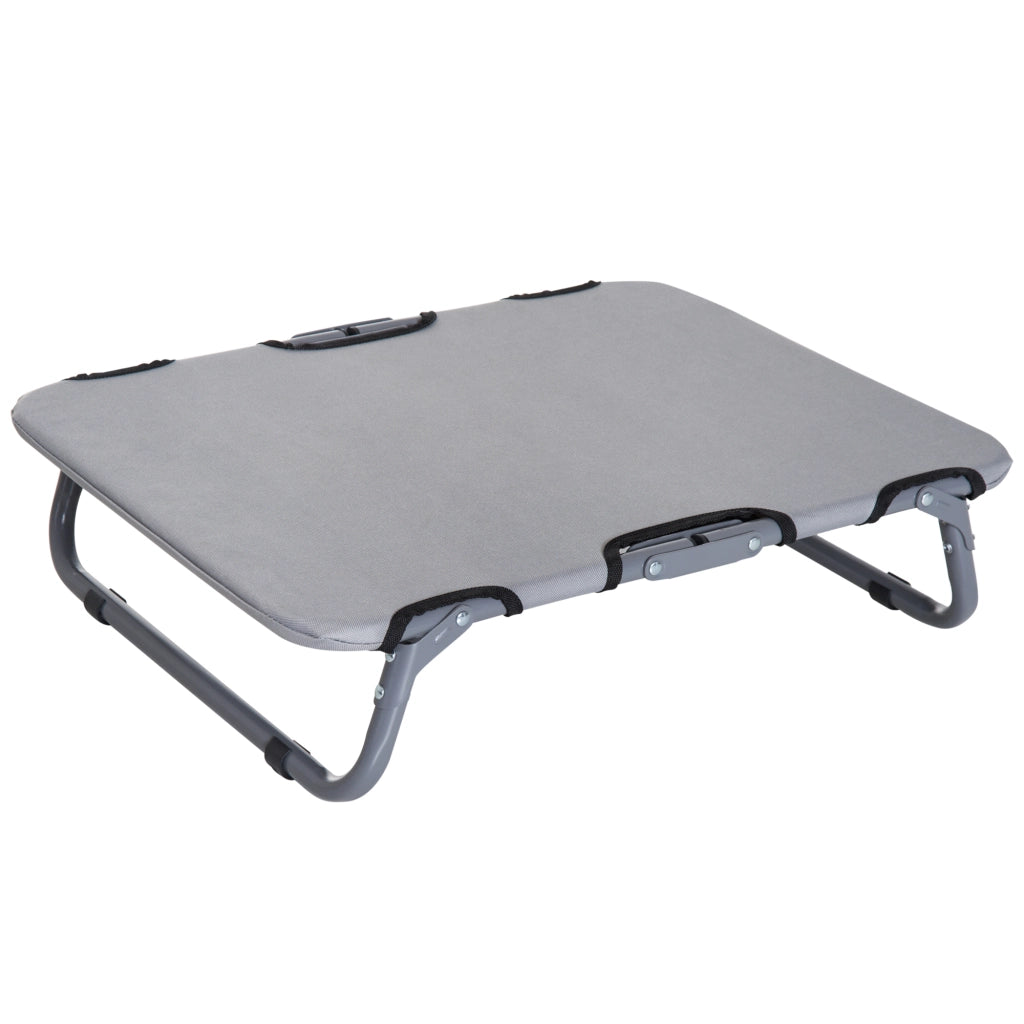 Letto per cani esterno pieghevole ¨C Minimal ¨C 59x46x15 cm grigio metallo