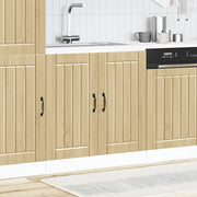 Mobile Base Lavello Lucca Rovere Sonoma in Legno Multistrato 853690