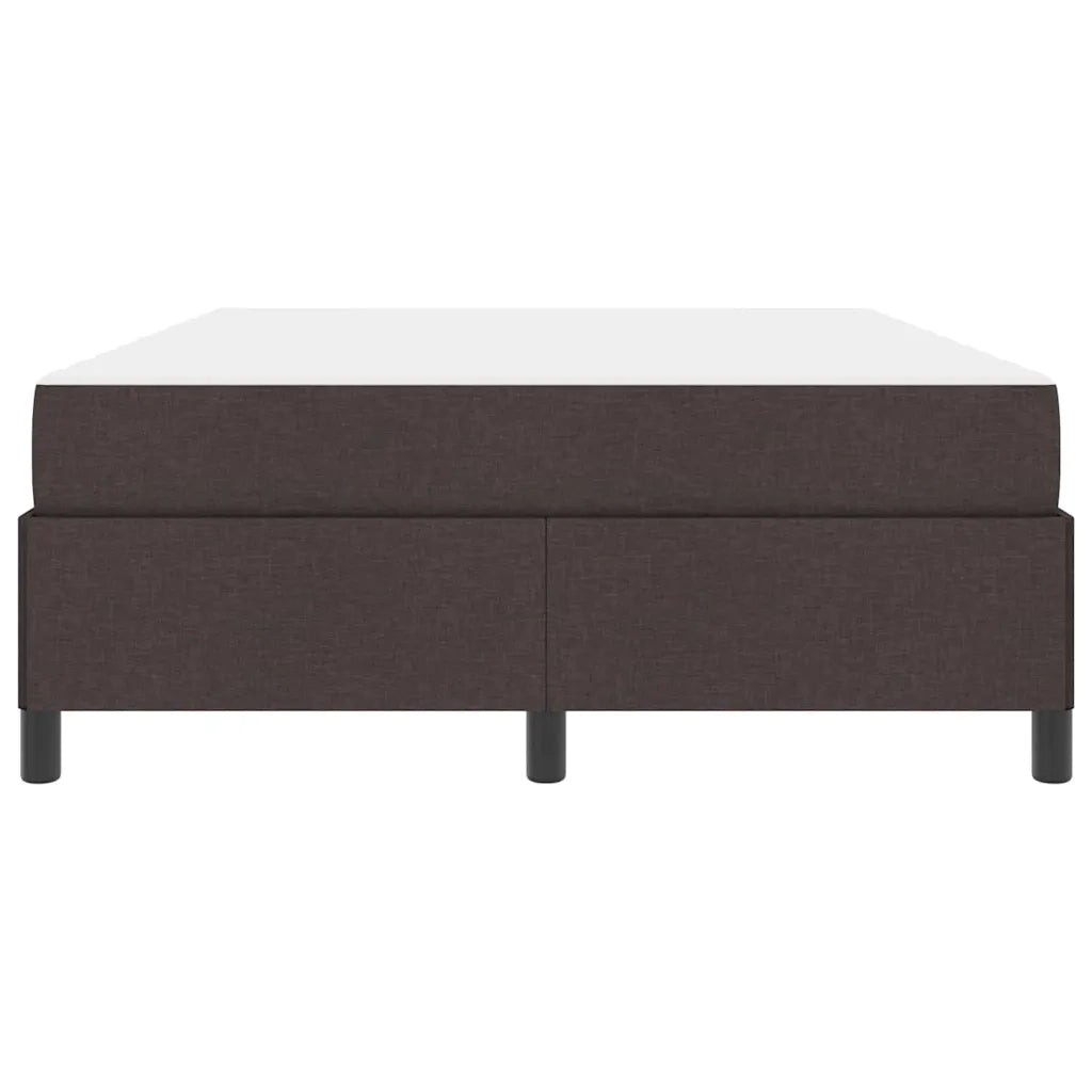 Letto a molle Marrone Scuro 140 x 200 cm Tessuto 3398867