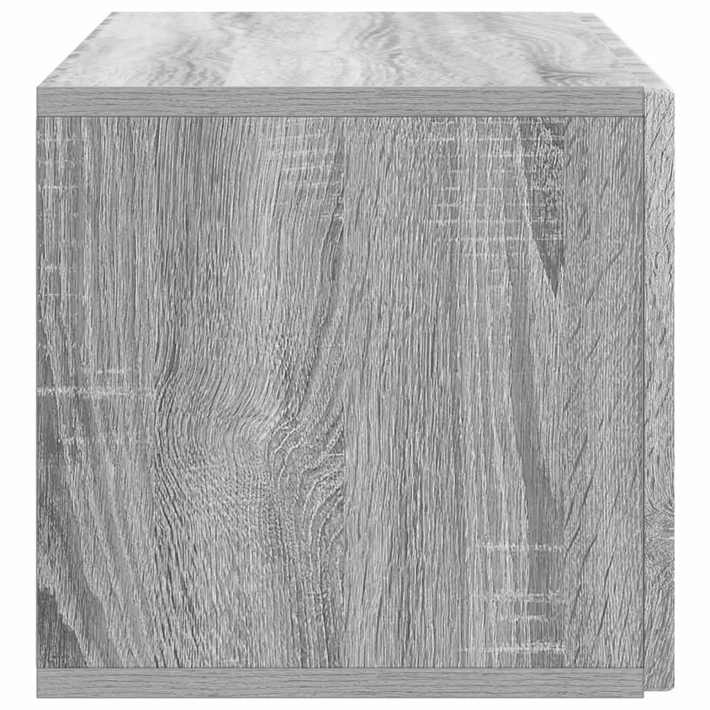 Mobile Porta TV da Muro-Credenza per TV sospesa Grigio Sonoma 78,5 x 31 x 30 cm 734570