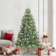 Albero di Natale artificiale Verde 210 cm PVC e Metallo 3395146