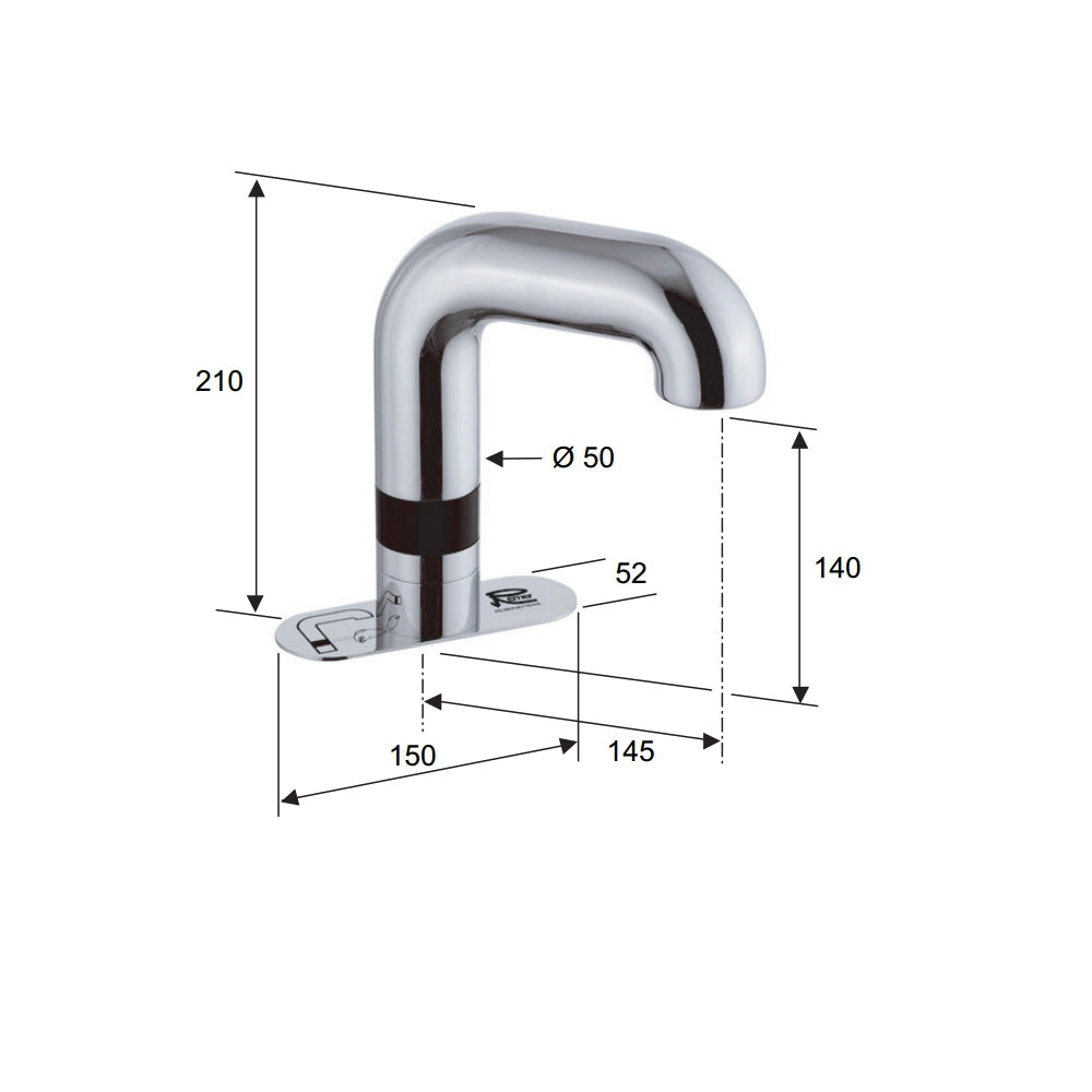 Sensor - rubinetto elettronico con basetta