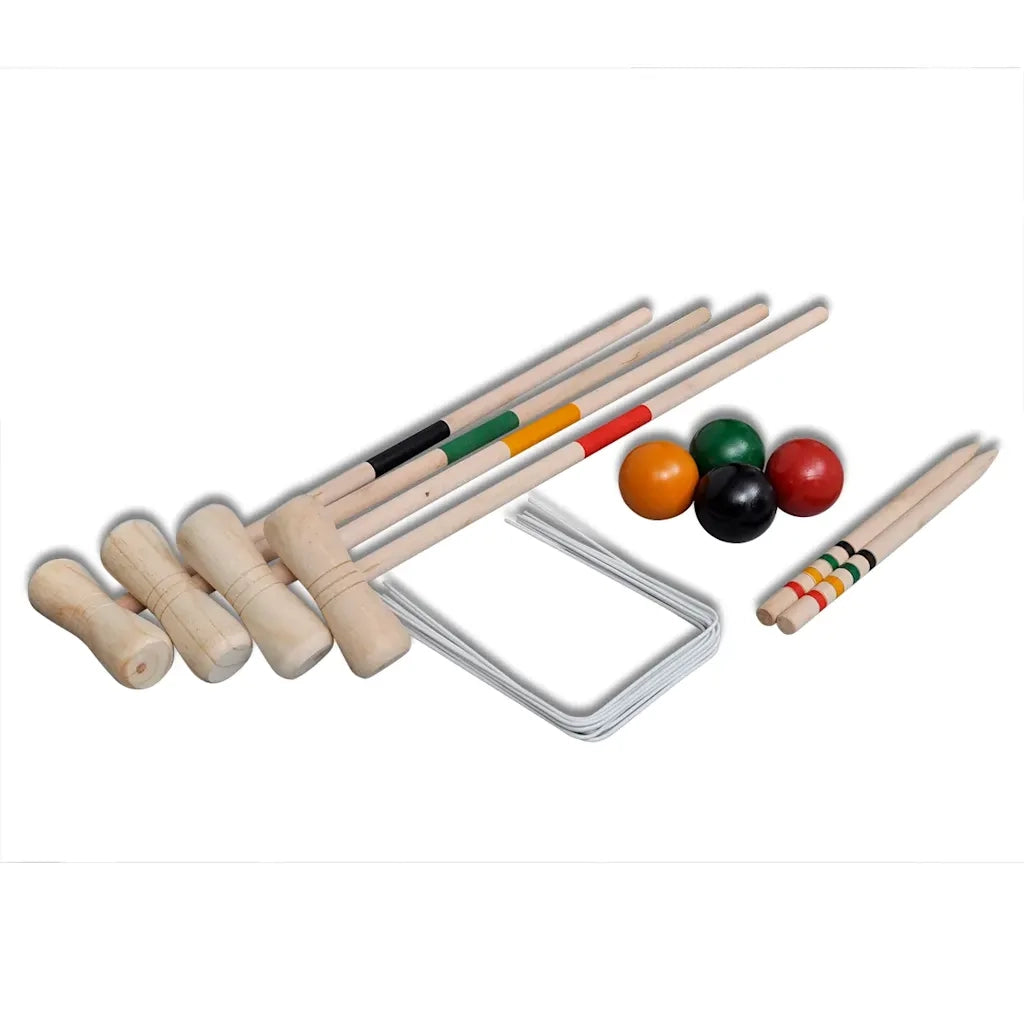 Set Gioco Croquet di legno per 4 giocatori CFW7982560