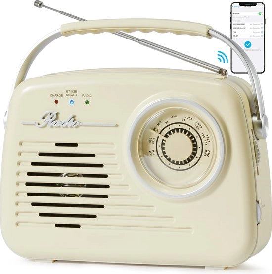 Radio Portatile con Tecnologia Bluetooth e Multipla Riproduzione