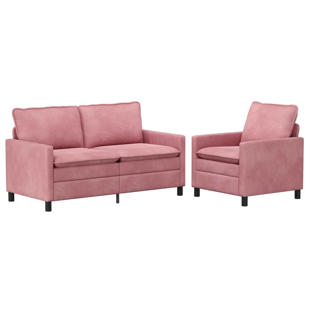 Set di divani 2 pcs Rosa Velluto 3417070