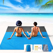 Striscia da spiaggia grande - sabbia libera e impermeabile - 1 pezzo - 210 x 200 cm
