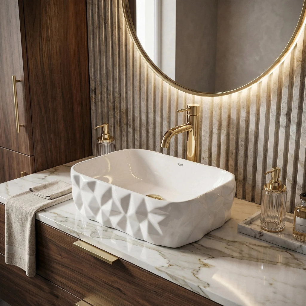 Lavabo Da Appoggio Rea Zamia