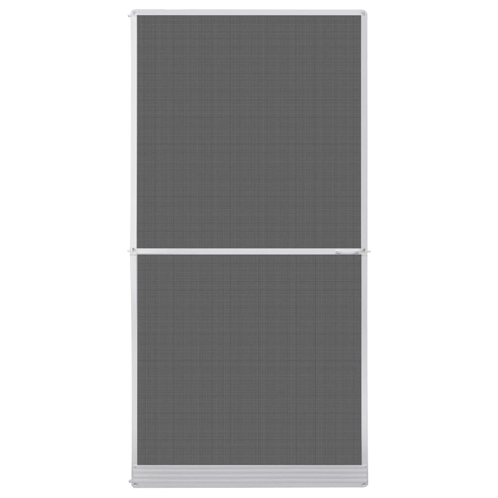 Schermo Insetti a Battente Bianco e Nero 120 x 240 cm 42047049