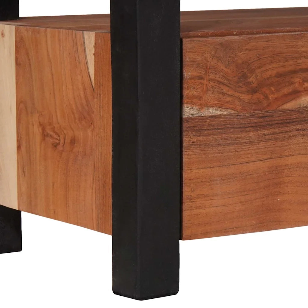 Mobile TV Marrone 110 x 30 x 40 cm legno massello di acacia 4104010