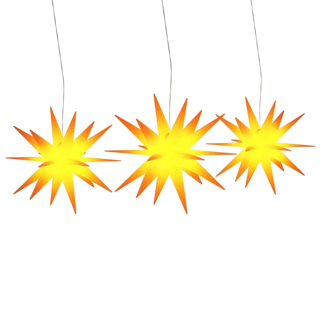 Luci di Natale con LED 3 pz Pieghevoli Giallecod mxl 80224