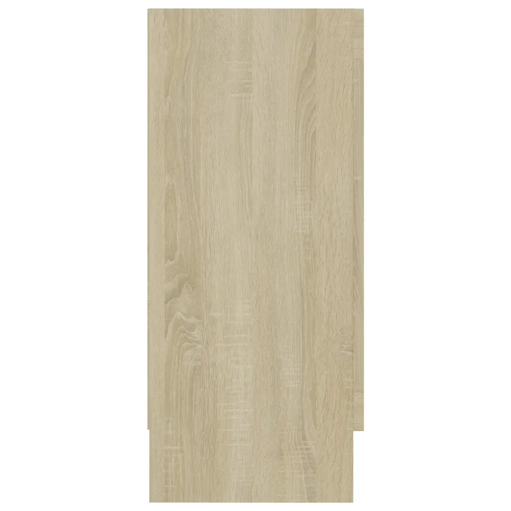 Armadietto Vetrina Rovere Sonoma 120x30,5x70 cm Multistrato 802789