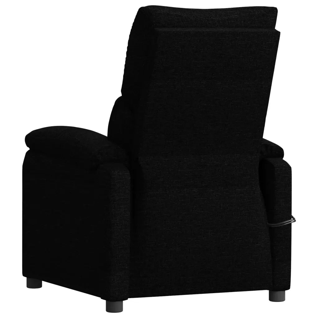 Poltrona Massaggiante Elettrica Nera in Tessuto 3098433