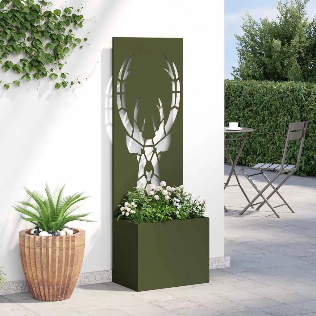 Schermo per privacy in giardino Oliver verde 50 x 150 cm 876486
