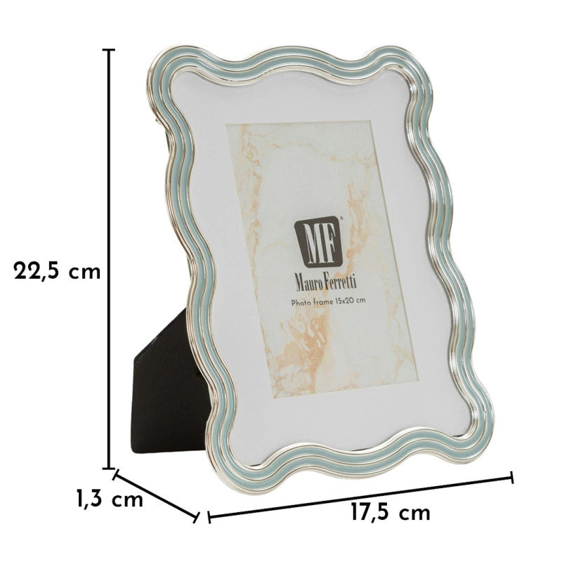 Cornice Elizabeth Celeste cm 17,5x1,3x22,5 (misura Interna cm 15x20)