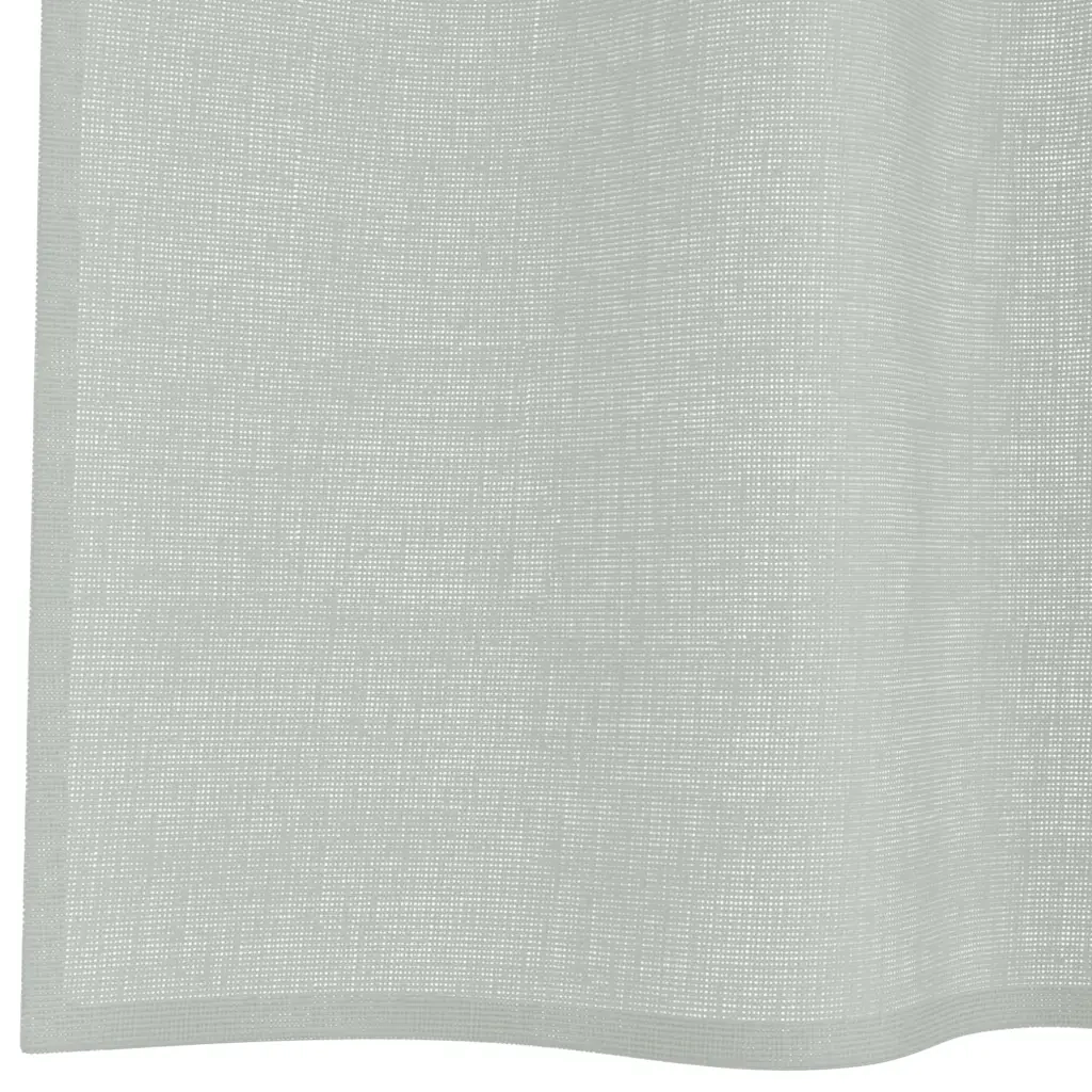 Tende in Voile con Occhielli 2 pz Grigio Chiaro 140x225 cm 4102109