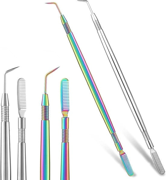 Accessori per la cura delle ciglia - set di strumenti per la cura delle ciglia - strumento per separare le ciglia - 2 pezzi - per lifting delle ciglia - caratteristiche: .