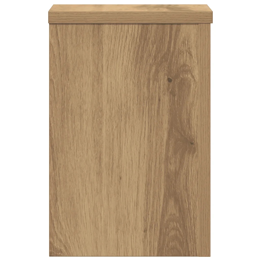 Supporti per Piante 2 pz Rovere 20x20x30 cm in Multistrato 852905