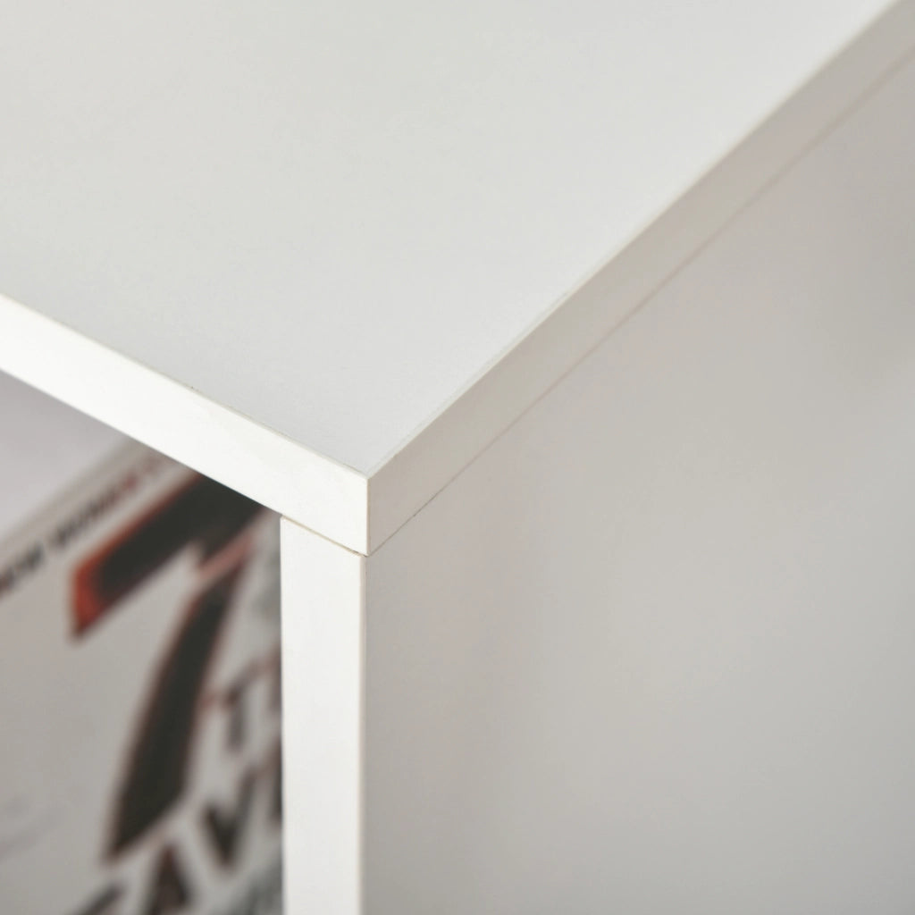 Libreria 3 Livelli 6 Cubi in Legno ¨C Minimal ¨C 65.5x30x97.5 cm Bianco