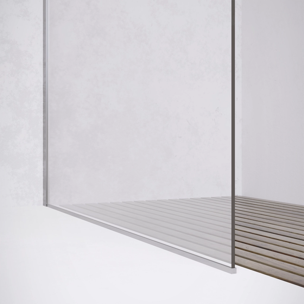 Parete doccia walk-in 120 cm 8mm trasparente anticalcare h200 | Lazaros
