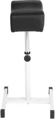 Scrivania per Pedicure Professionale - Regolabile in Altezza 38-57cm - Supporto per Piedi - Adatto per Spa/Salon - Nero - Inclusa Cuscina 24,5x16,5x9,5cm - Sedia per Pedicure
