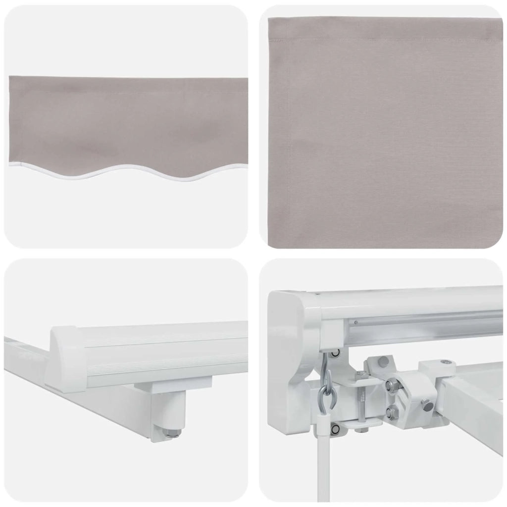 Cornice per Tenda Manuale con LED 3 x 2,5 m 3420587