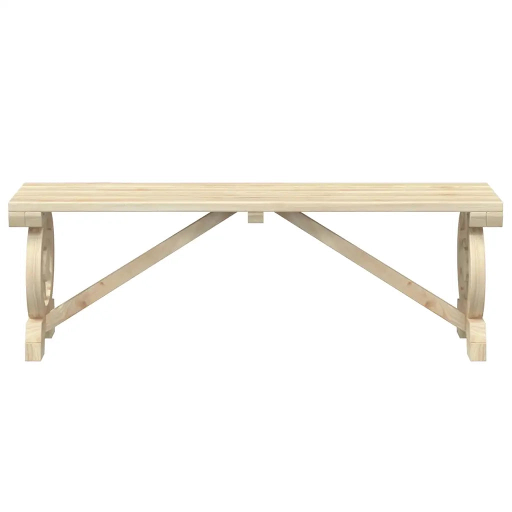 Set da Pranzo da Giardino 3 pz in Legno Massello di Abete 3207137
