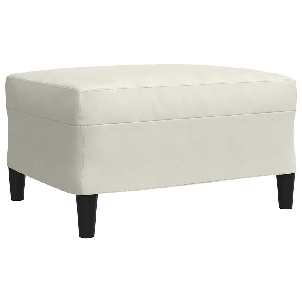 Set di Divani 4 pz con Cuscini Crema in Velluto 3278449