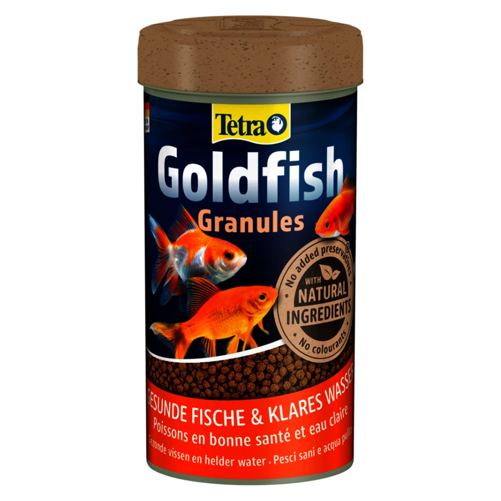 Tetra Goldfish Granules 500ml - Mangime in granuli galleggianti per pesci rossi e altri pesci d'acqua fredda