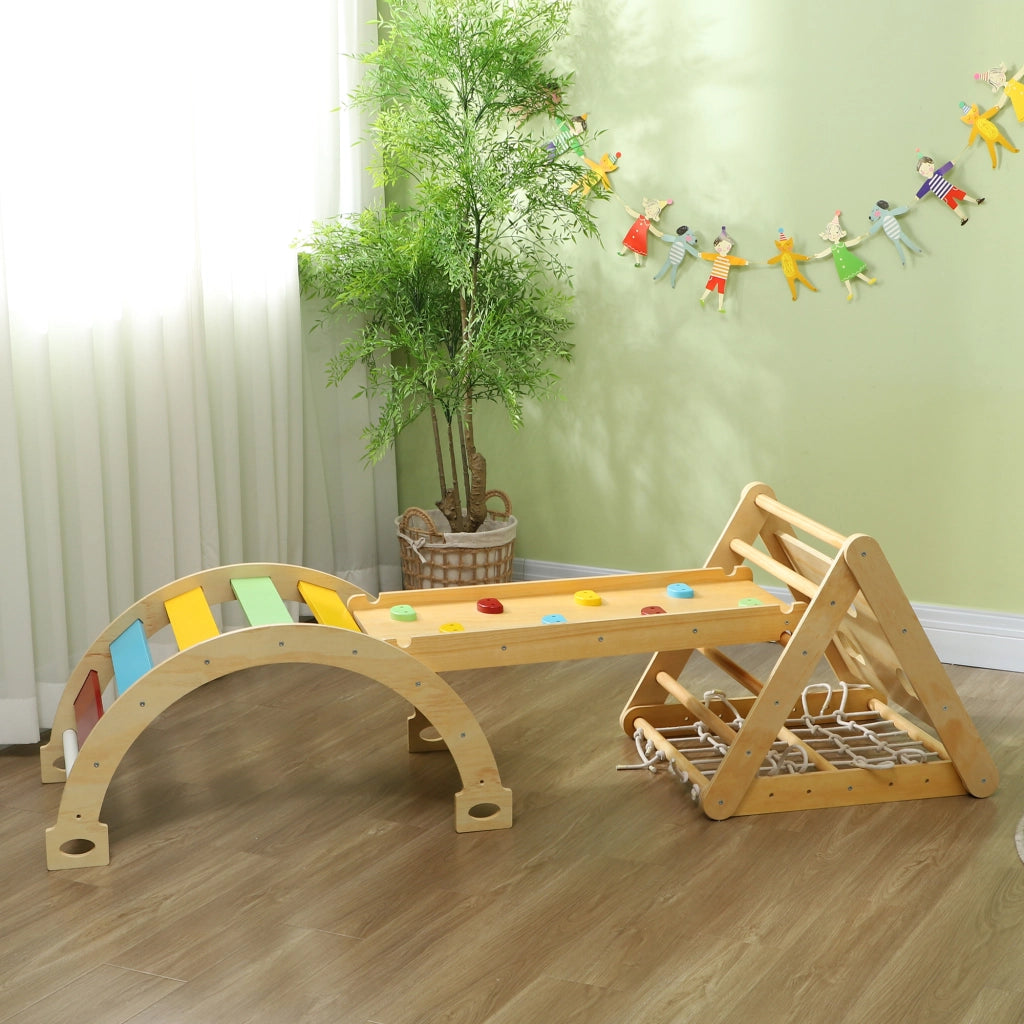 Casetta gioco con scivolo e scala ¨C zephmum ¨C Verde e Bianco