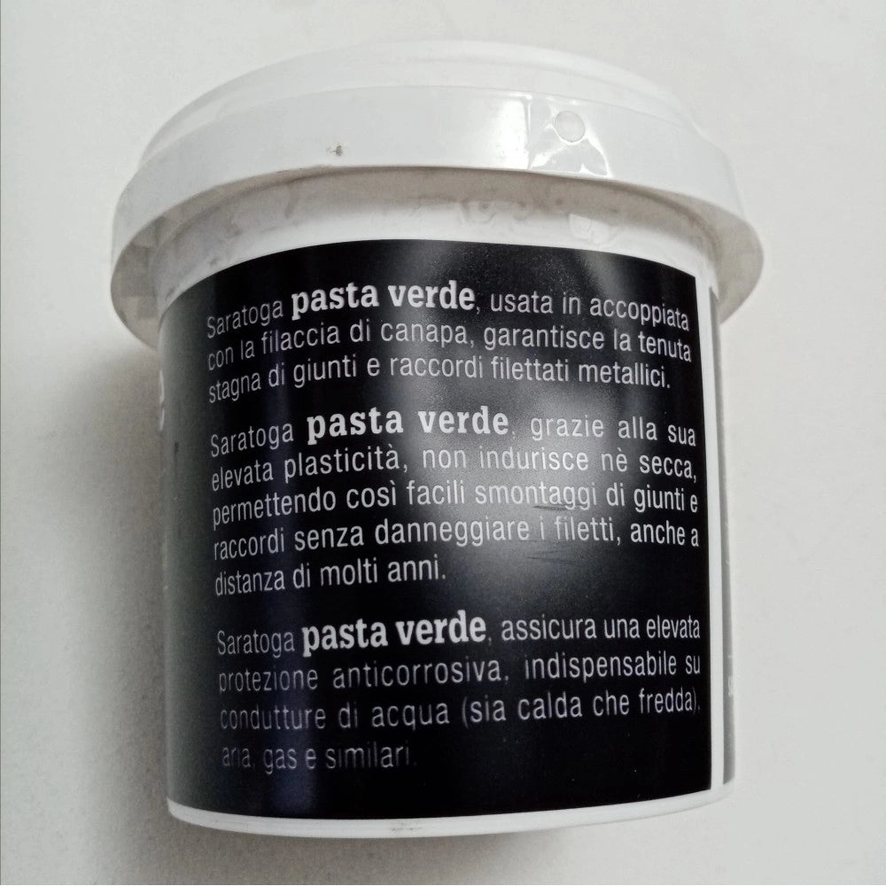 Saratoga 450gr pasta verde per giunti e raccordi filettati