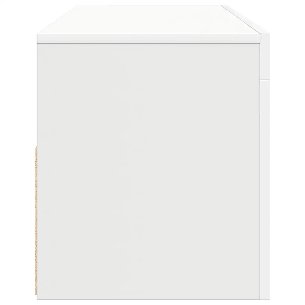 Mobile Porta TV con Luci LED Bianco 120x35x40 cm 804310